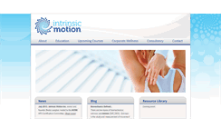 Desktop Screenshot of intrinsic-motion.com