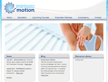 Tablet Screenshot of intrinsic-motion.com
